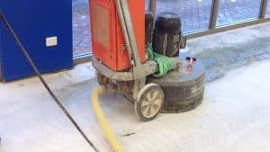 grinding concrete floor