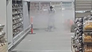 dust control concrete grinding commercial floors