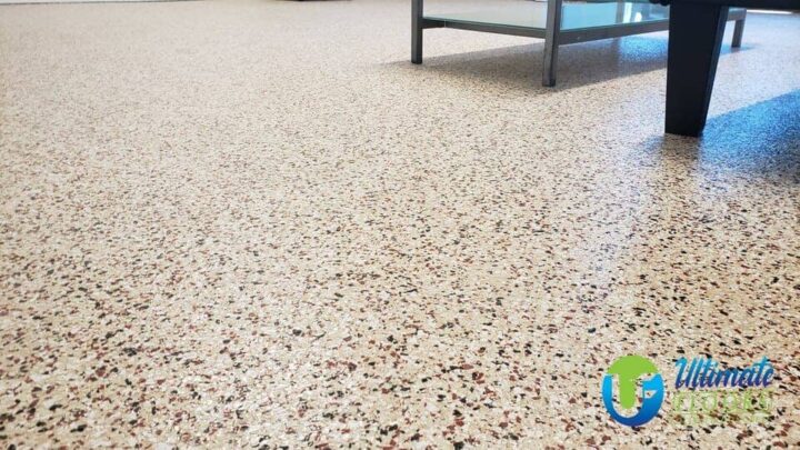 designer flake floors