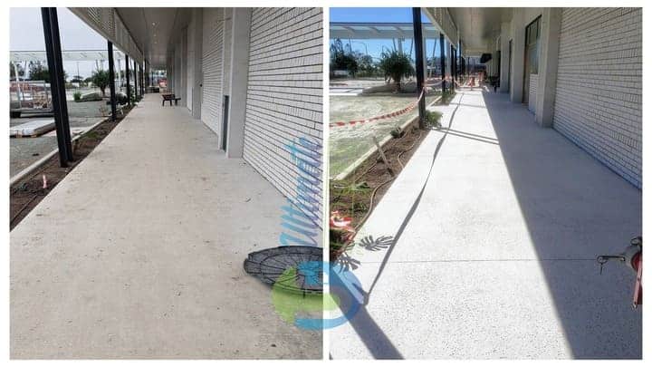 honed concrete